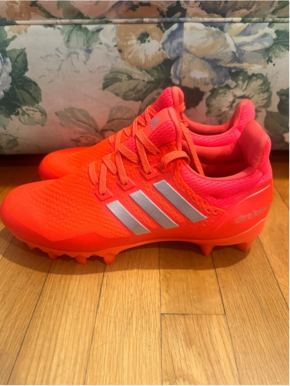 Adidas Ultraboost Football Cleats 'Solar Red' Mens Size 10 JP7411